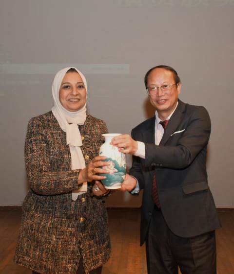 معهد كونفوشيوس بجامعة عين شمس يحتفل بعيد الربيع الصينى 11