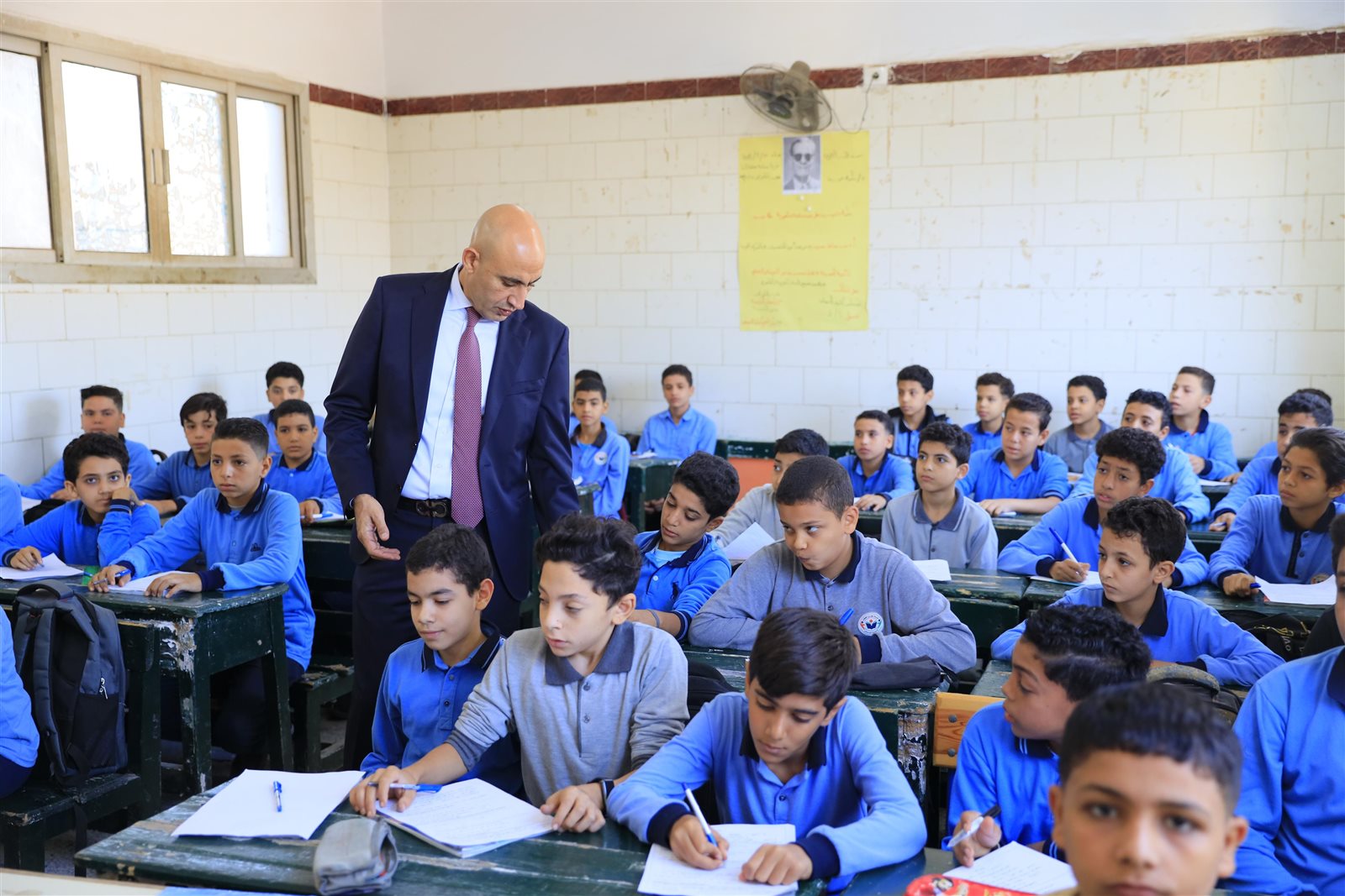 وزير التربية والتعليم ومحافظ الغربية يتفقدان مدارس إدارة زفتى التعليمية
