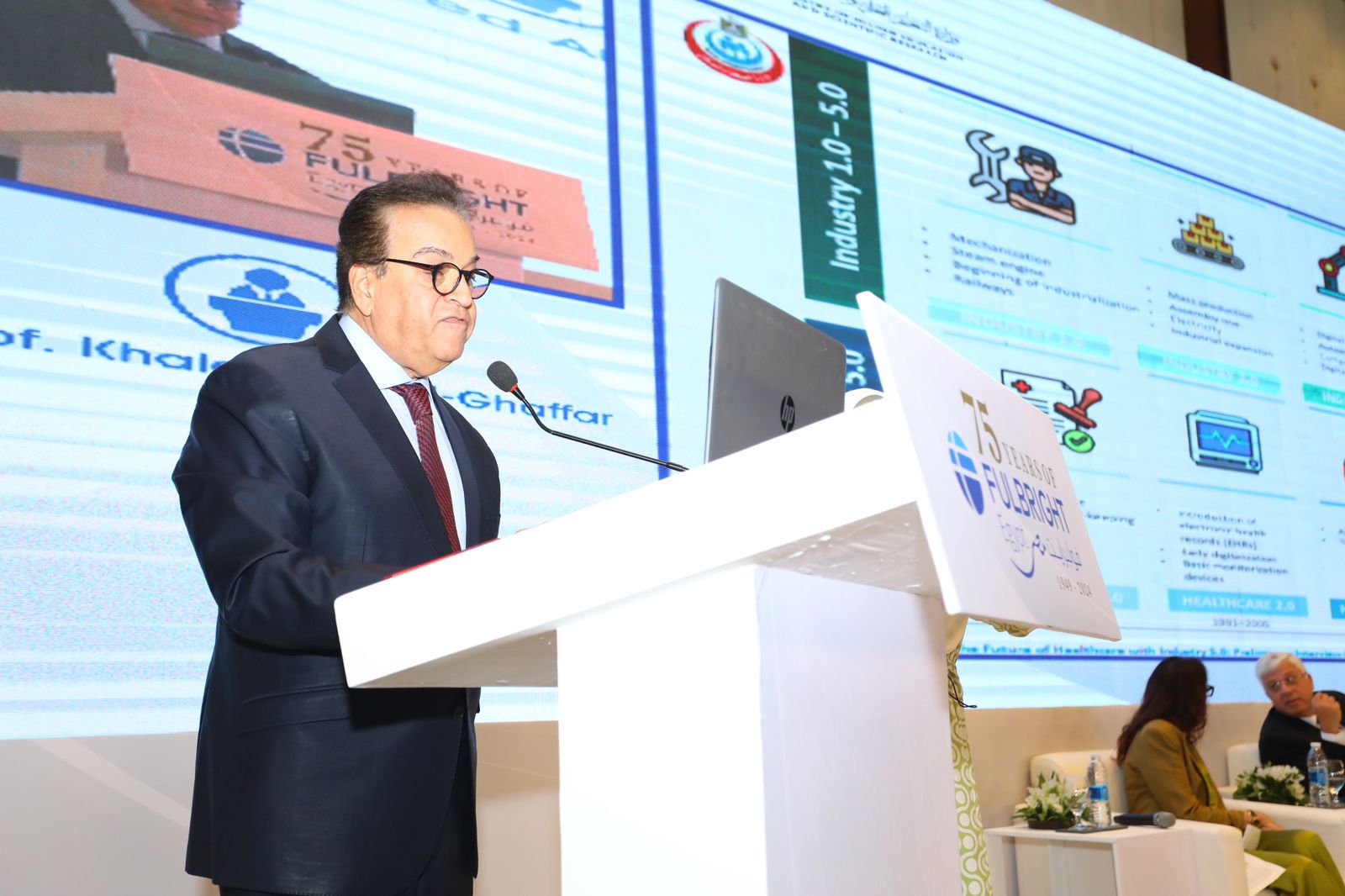 رئيس جامعة سوهاج يشارك في احتفالية هيئة فولبرايت