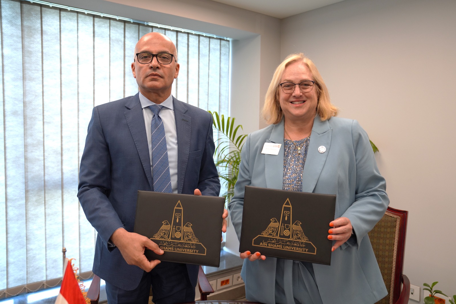 جامعة عين شمس تعزز التعاون الأكاديمي مع جامعة ويسكونسن الأمريكية