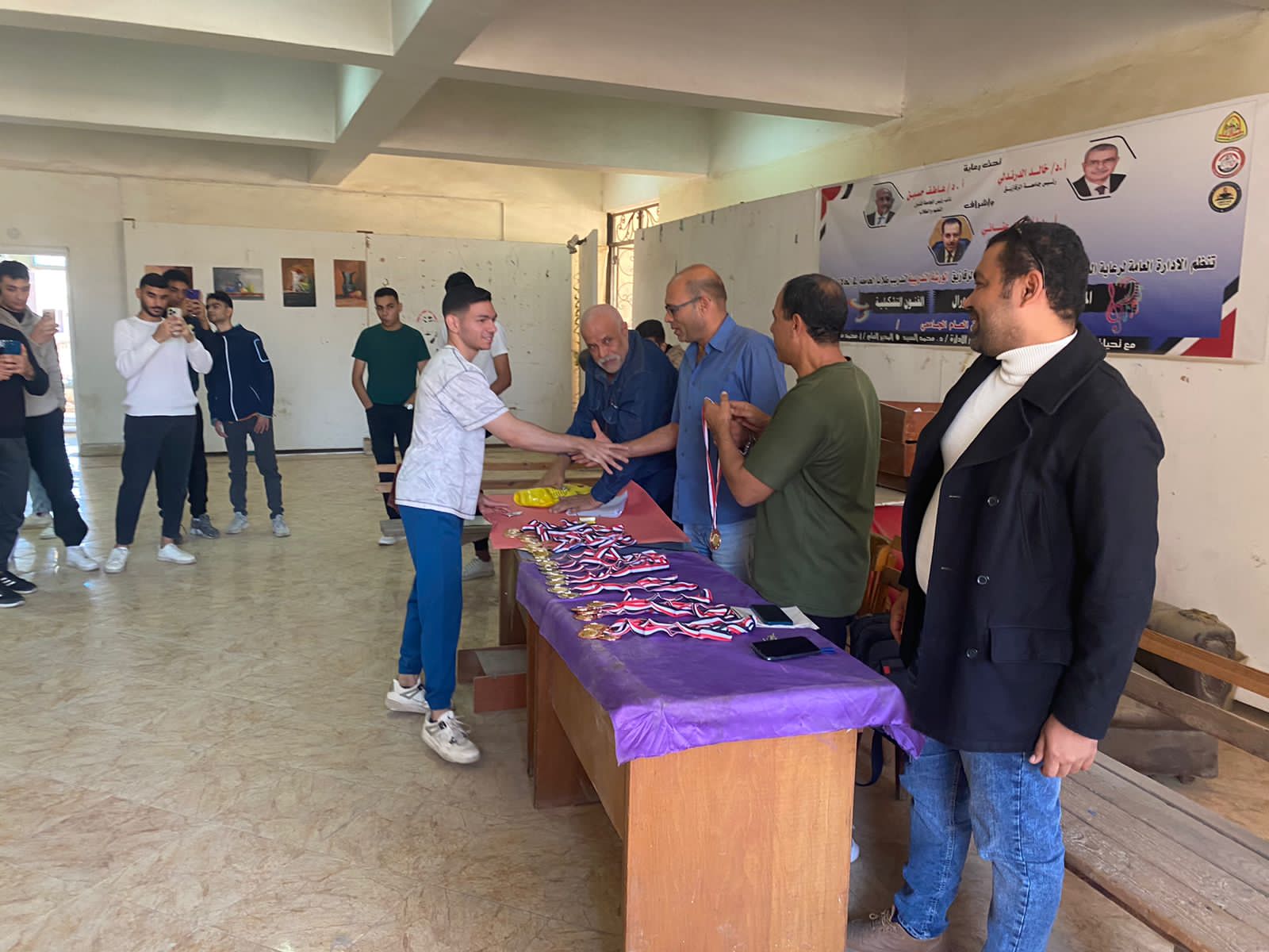 جامعة الزقازيق تختتم بطولة كمال الأجسام 