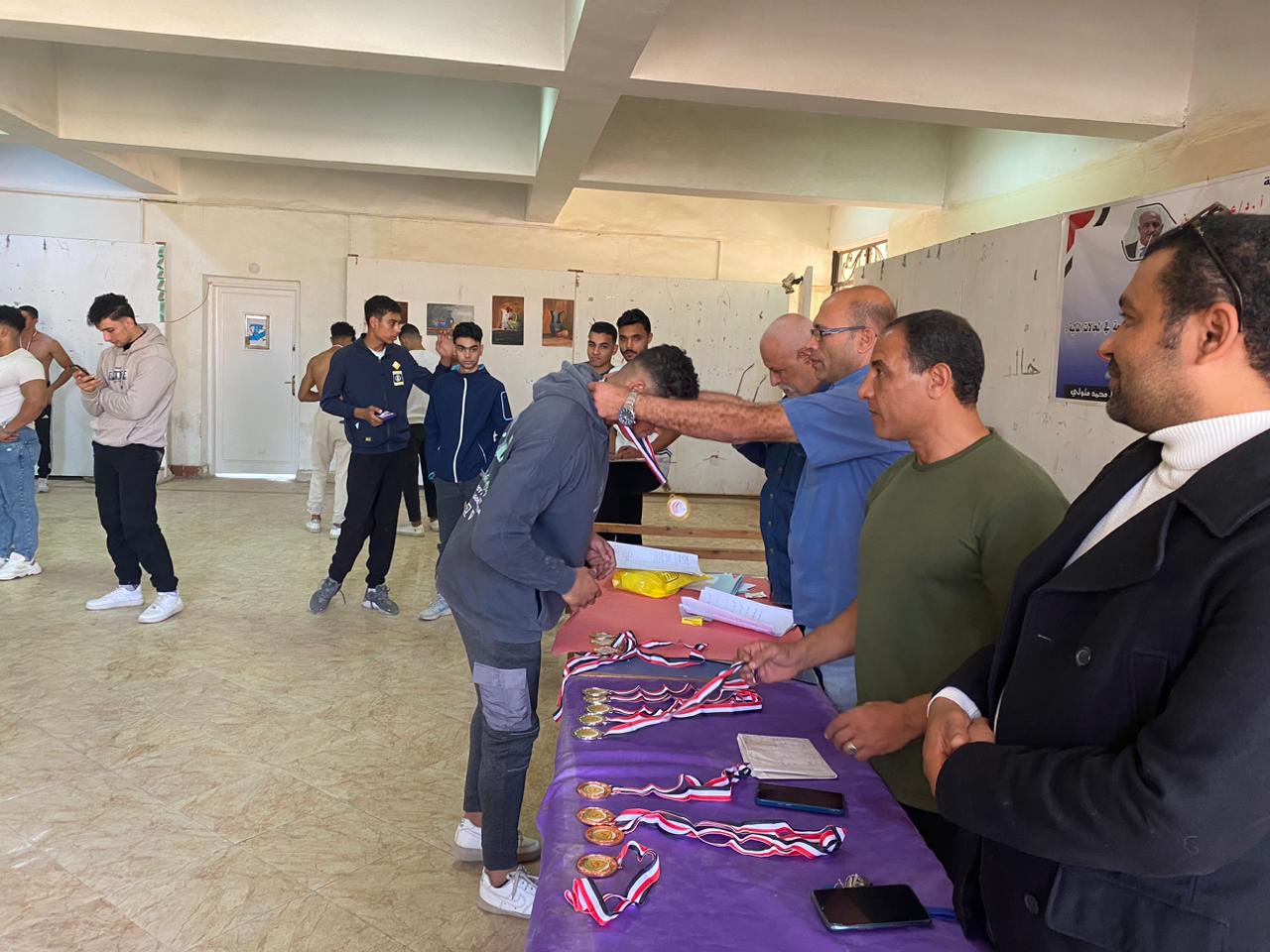 جامعة الزقازيق تختتم بطولة كمال الأجسام 