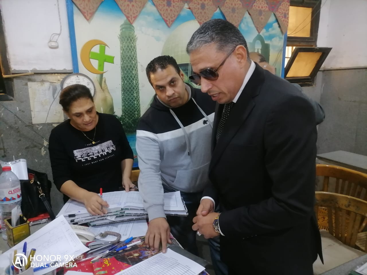 جولة تفقدية لوكيل تعليم الجيزة بمدارس الهرم