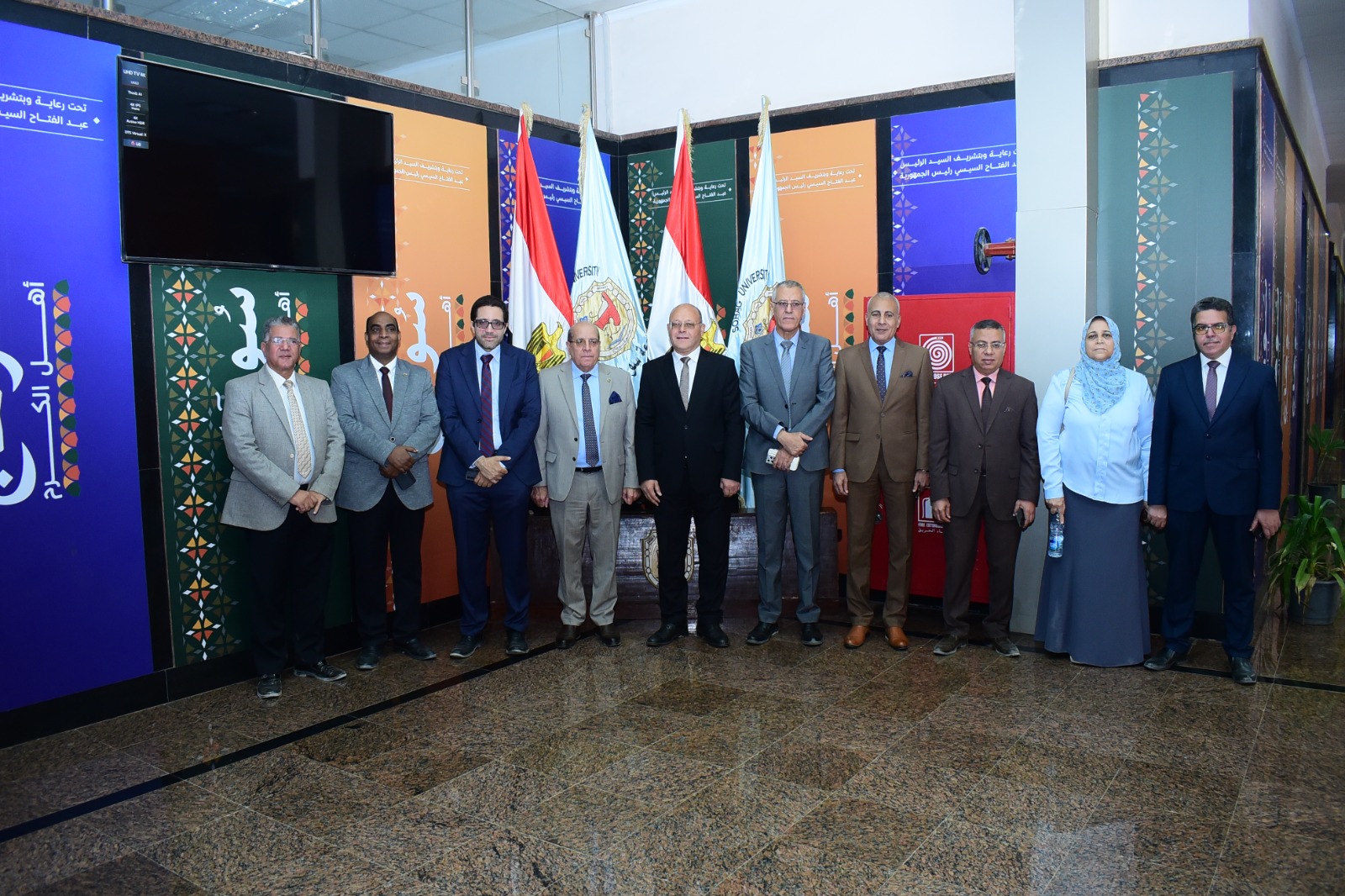 الأعلى للجامعات الأهلية يزور جامعة سوهاج للوقوف على الاستعدادات النهائية لتشغيلها