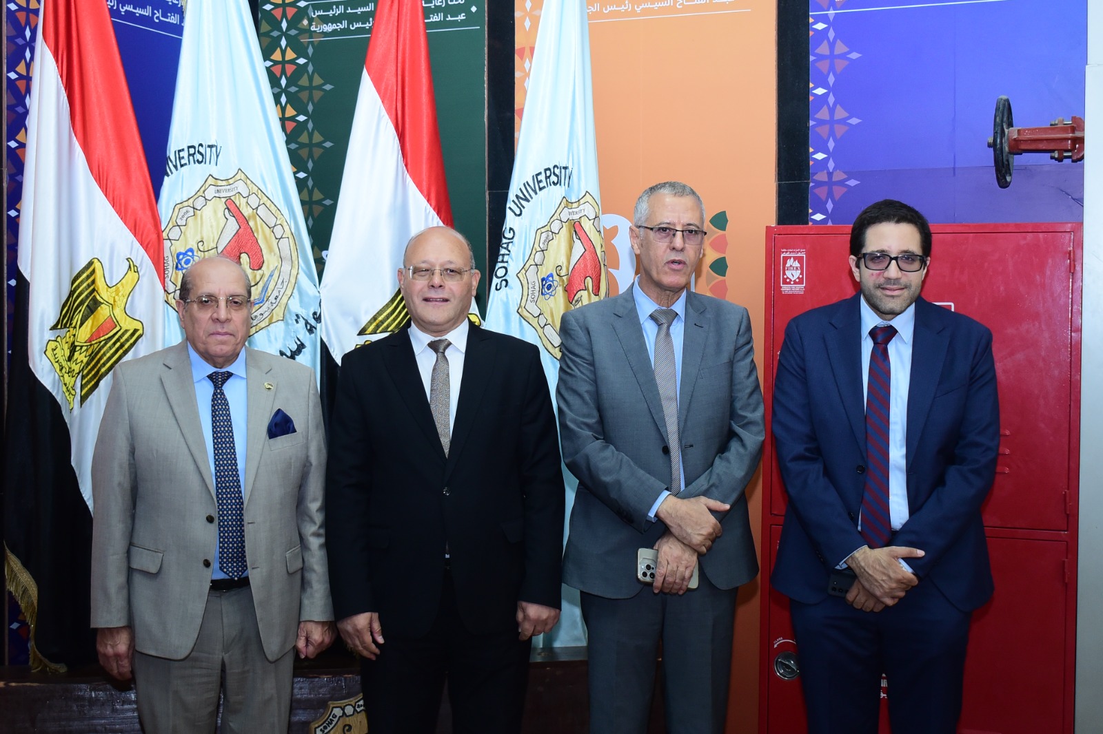 الأعلى للجامعات الأهلية يزور جامعة سوهاج للوقوف على الاستعدادات النهائية لتشغيلها