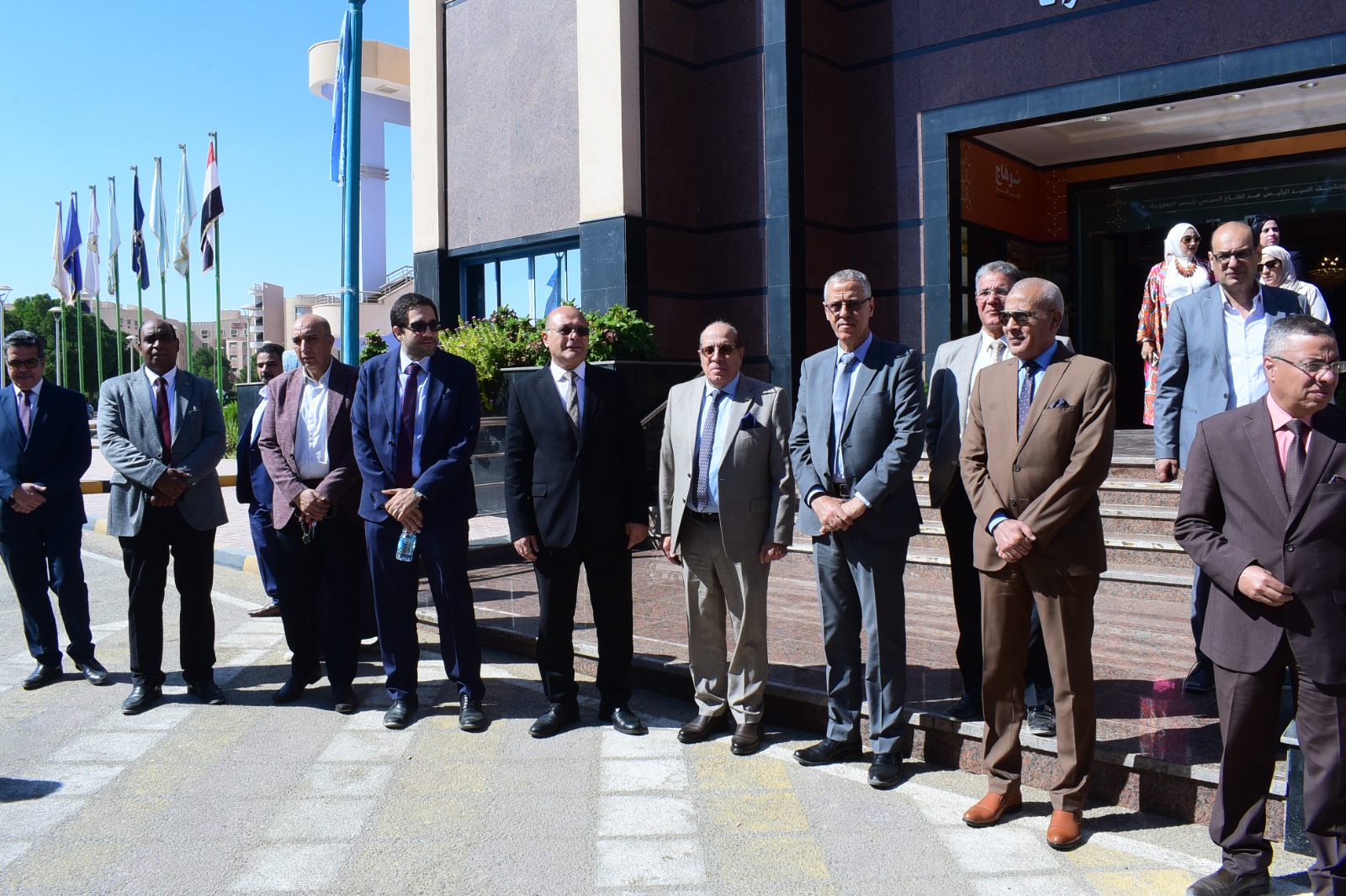 الأعلى للجامعات الأهلية يزور جامعة سوهاج للوقوف على الاستعدادات النهائية لتشغيلها