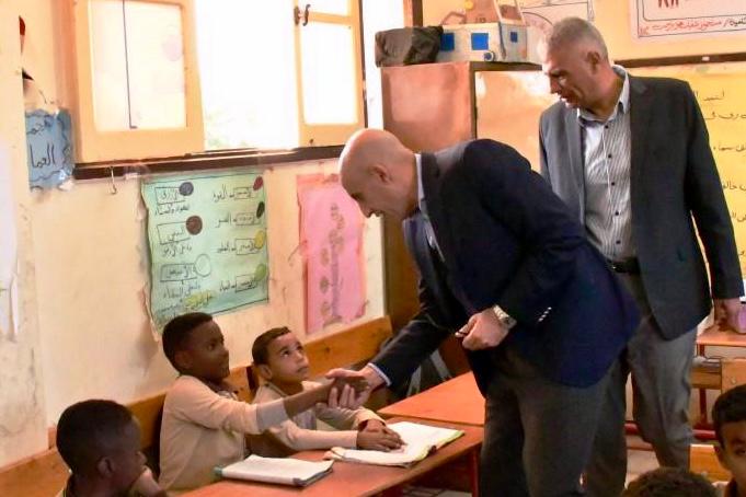 وزير التربية والتعليم يواصل جولاته التفقدية في مدارس أسوان لتطوير العملية التعليمية