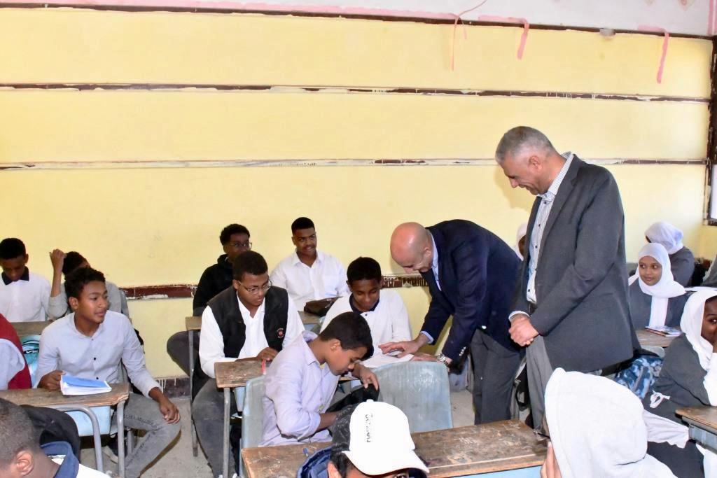 وزير التربية والتعليم يواصل جولاته التفقدية في مدارس أسوان لتطوير العملية التعليمية
