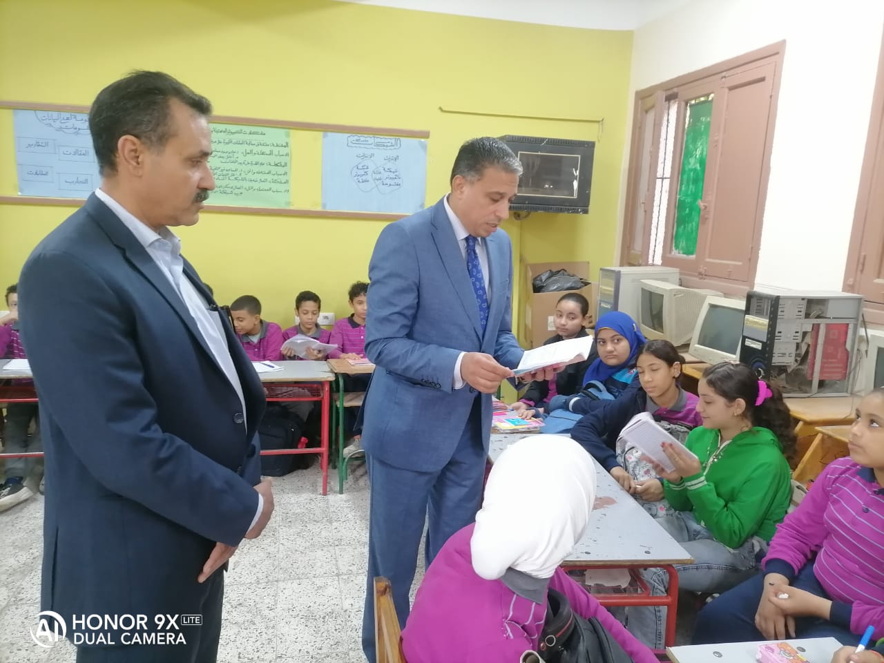 مدير تعليم الجيزة يتفقد سير العملية التعليمية 