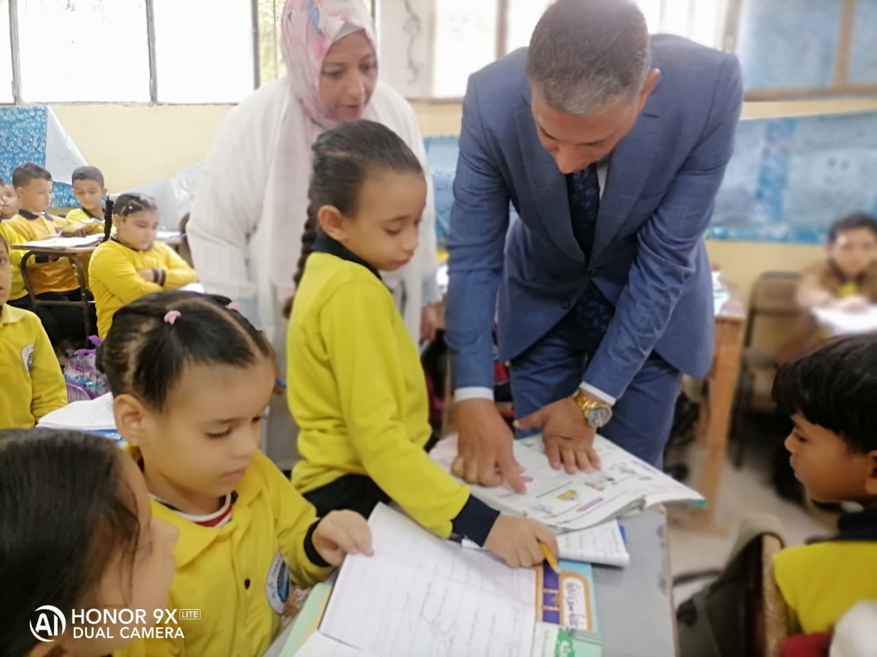 مدير تعليم الجيزة يتفقد سير العملية التعليمية 