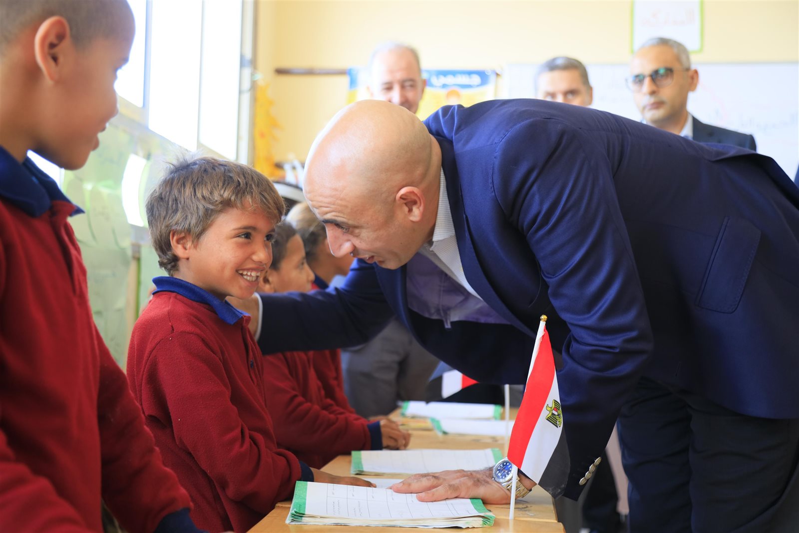 وزير التربية والتعليم يتفقد مدارس شمال سيناء
