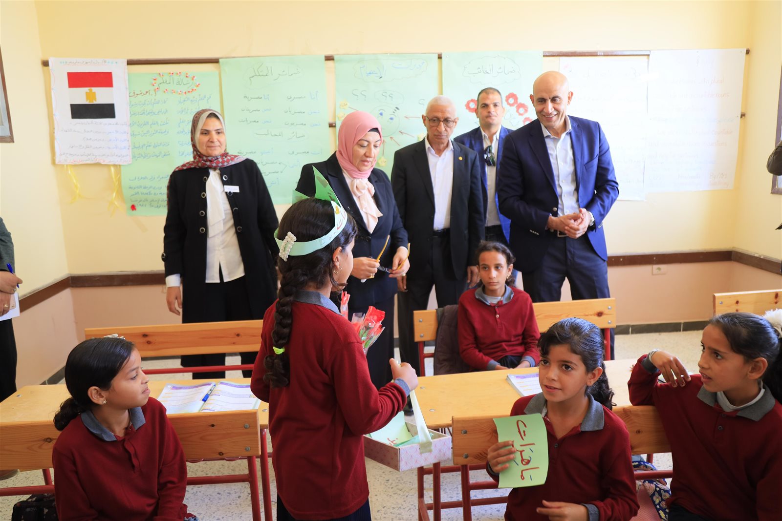 وزير التربية والتعليم يتفقد مدارس شمال سيناء