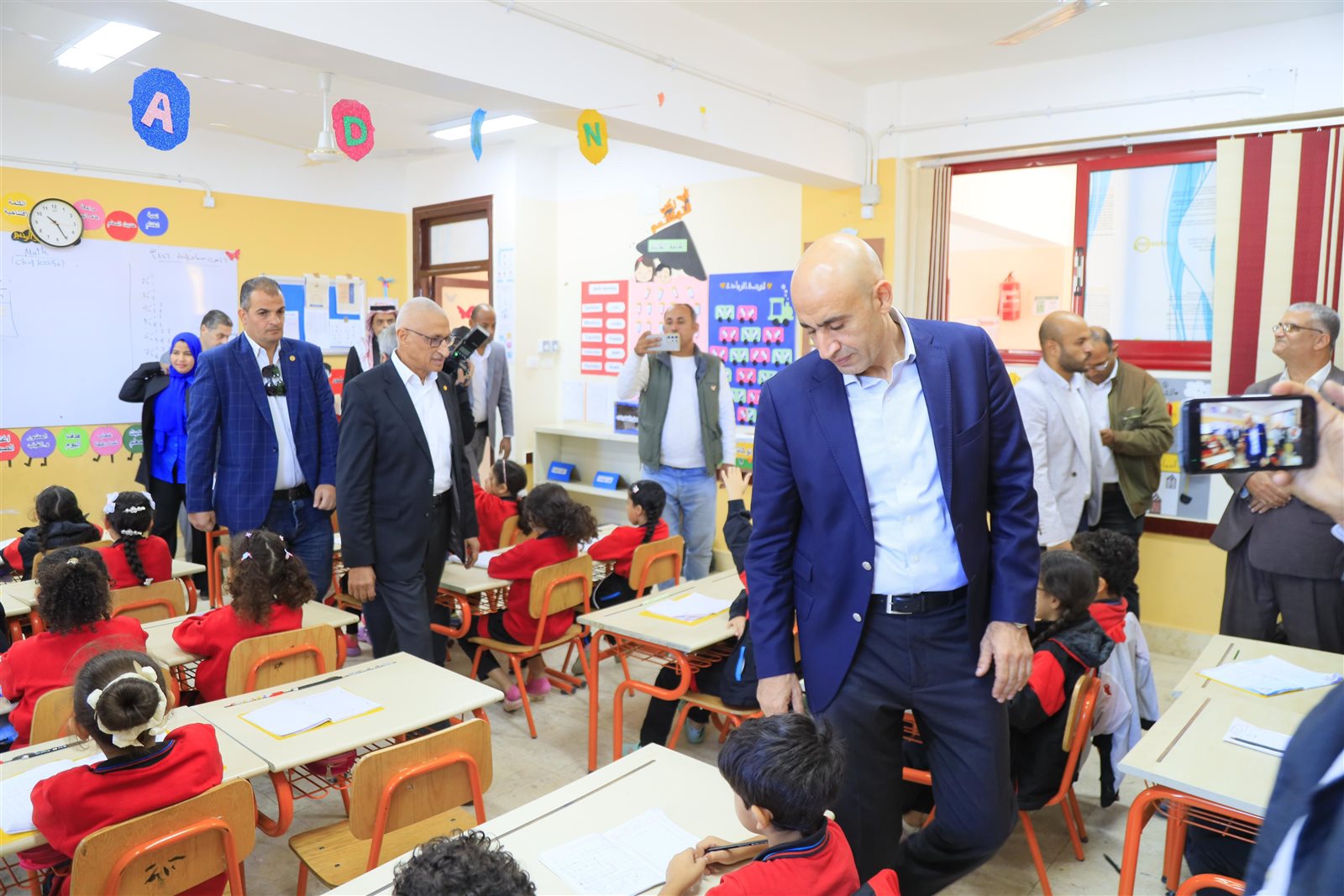 وزير التربية والتعليم يتفقد مدارس شمال سيناء