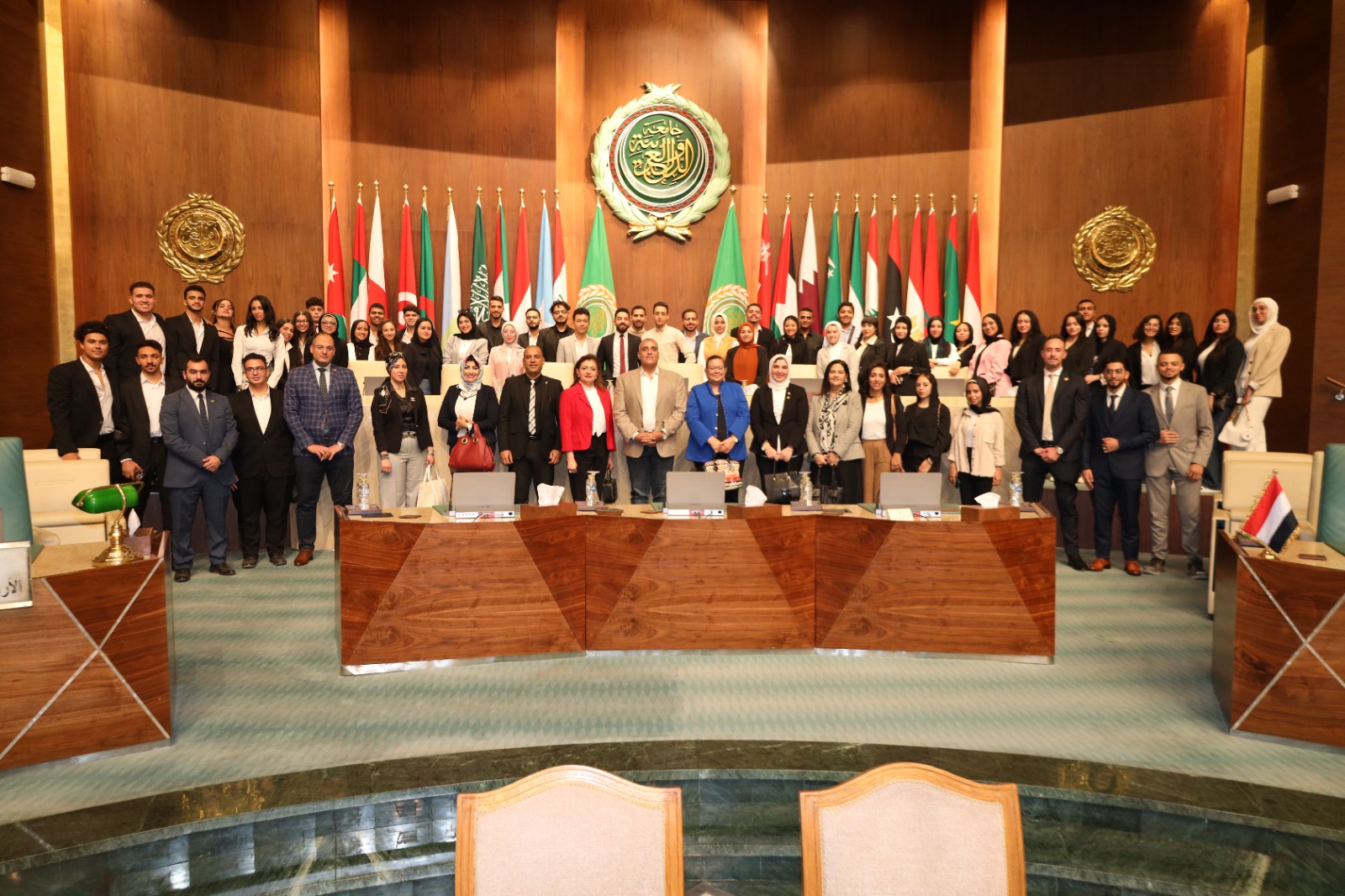 جامعة مصر للعلوم والتكنولوجيا أول جامعة خاصة تزور مقر جامعة الدول العربية