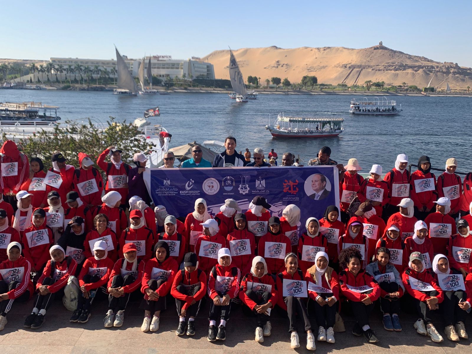 أسوان تستضيف مهرجان التجديف ضمن فعاليات مبادرة 100 يوم رياضة