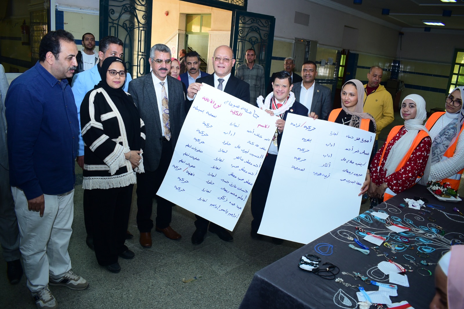 ورشة تدريبية لطلاب ذوي الهمم في جامعة سوهاج