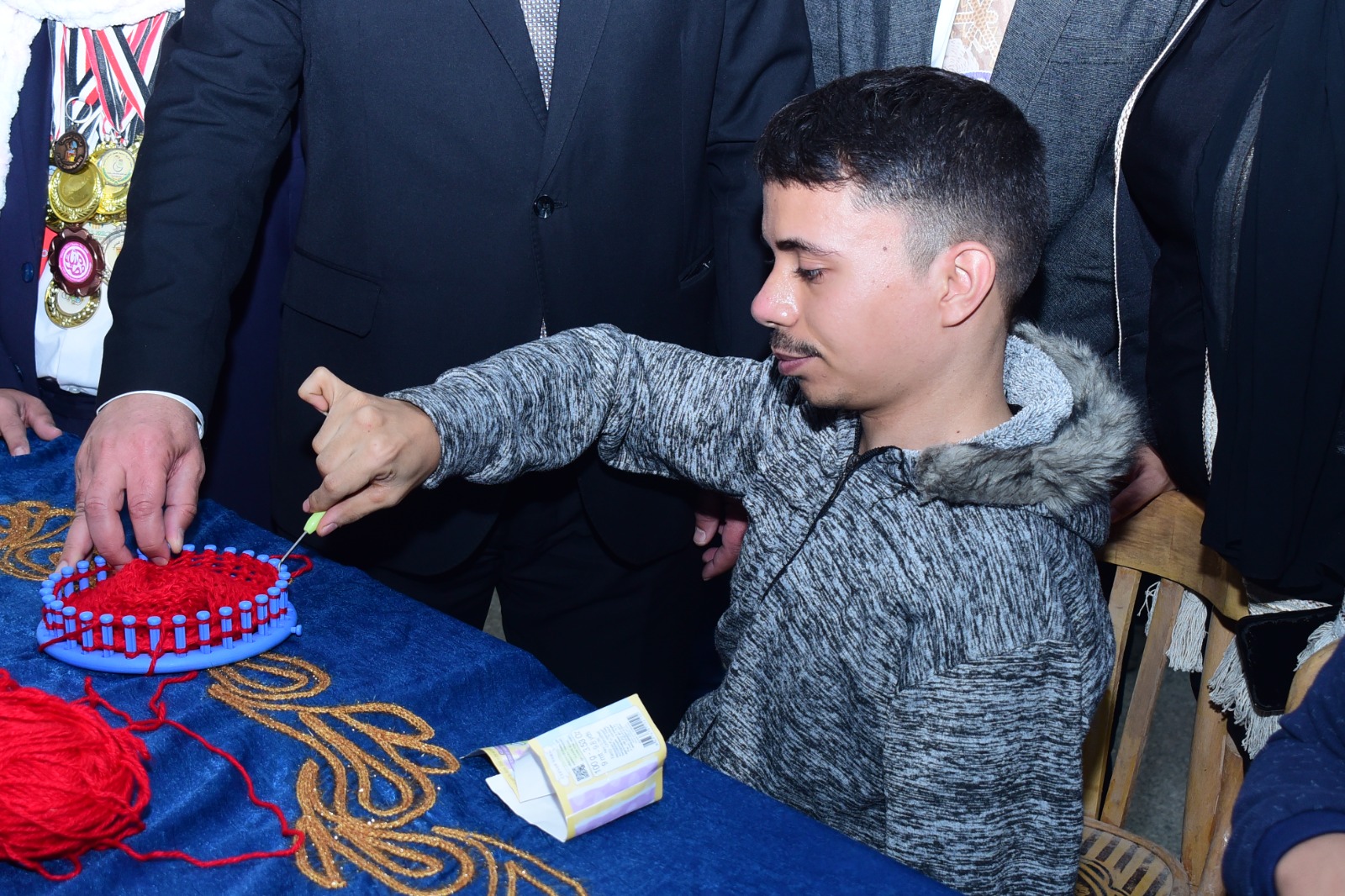 ورشة تدريبية لطلاب ذوي الهمم في جامعة سوهاج