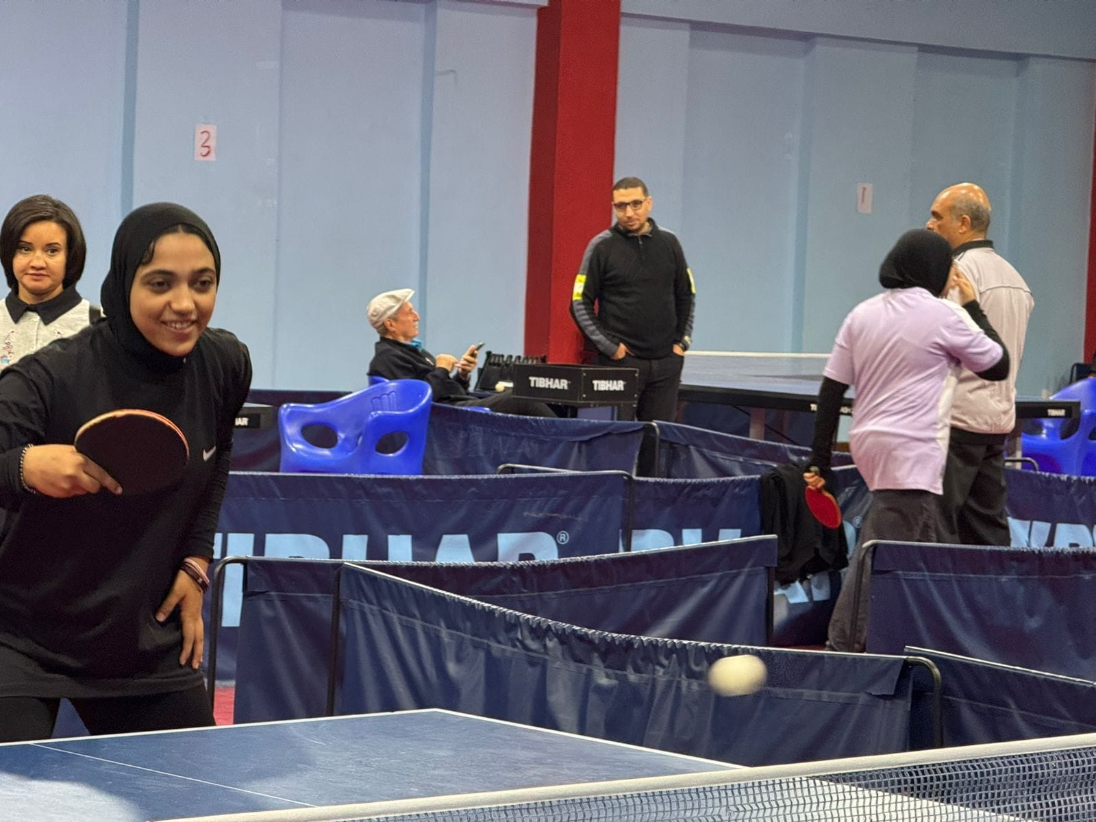 رحمة نصر الدين تحصد المركز الأول في بطولة الجمهورية لتنس الطاولة