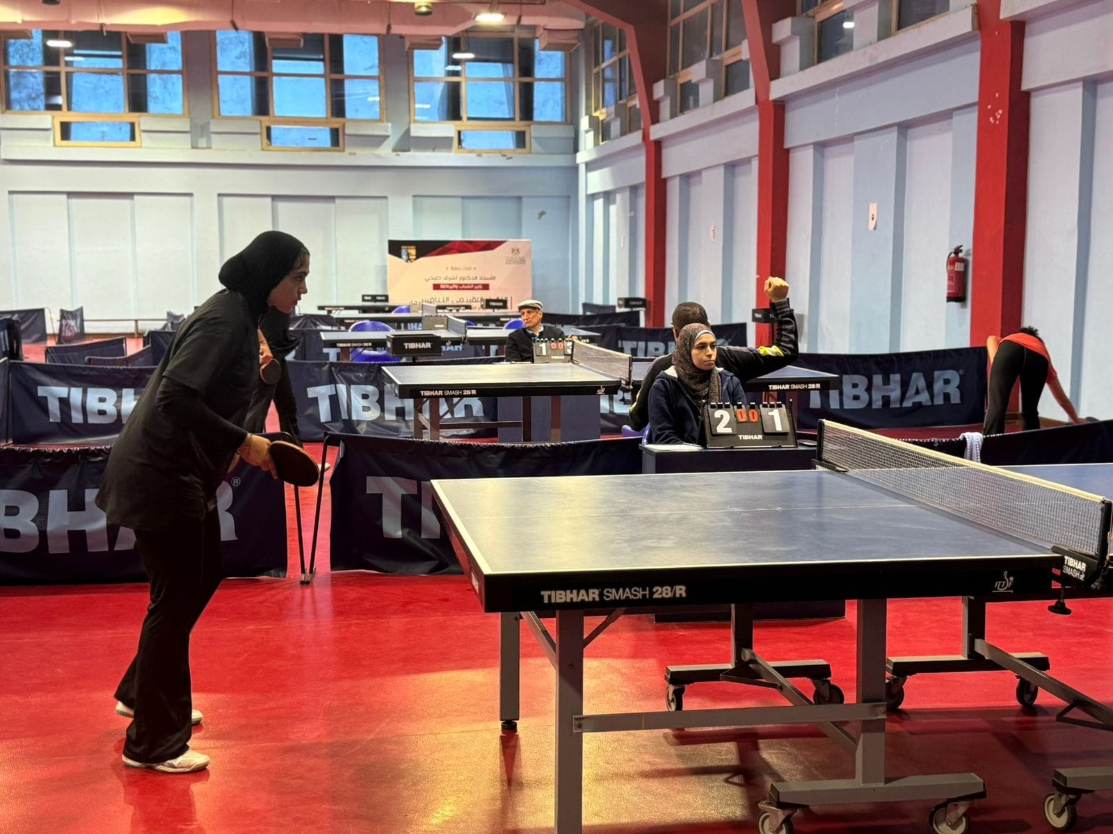 رحمة نصر الدين تحصد المركز الأول في بطولة الجمهورية لتنس الطاولة