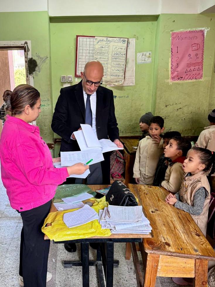 وزير التربية والتعليم يُفاجئ مدارس بني سويف بجولة تفقدية لمتابعة انتظام الدراسة