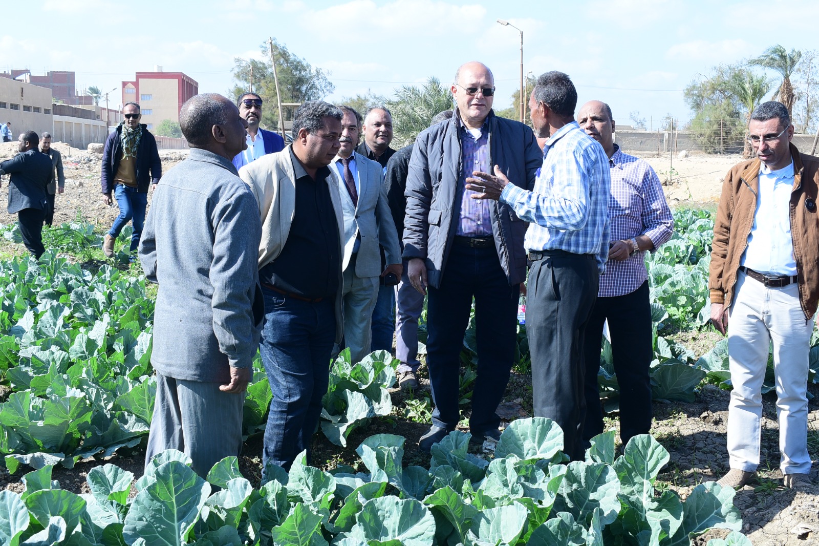رئيس جامعة سوهاج يتفقد مشروعات زراعية متنوعة بمزرعة كلية الزراعة