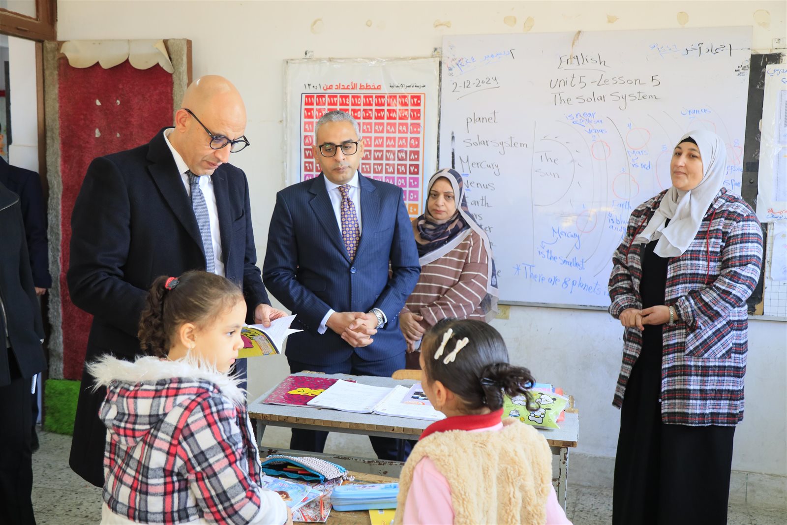 وزير التعليم يصدر أثناء زيارته لمدارس محافظة الإسماعيلية