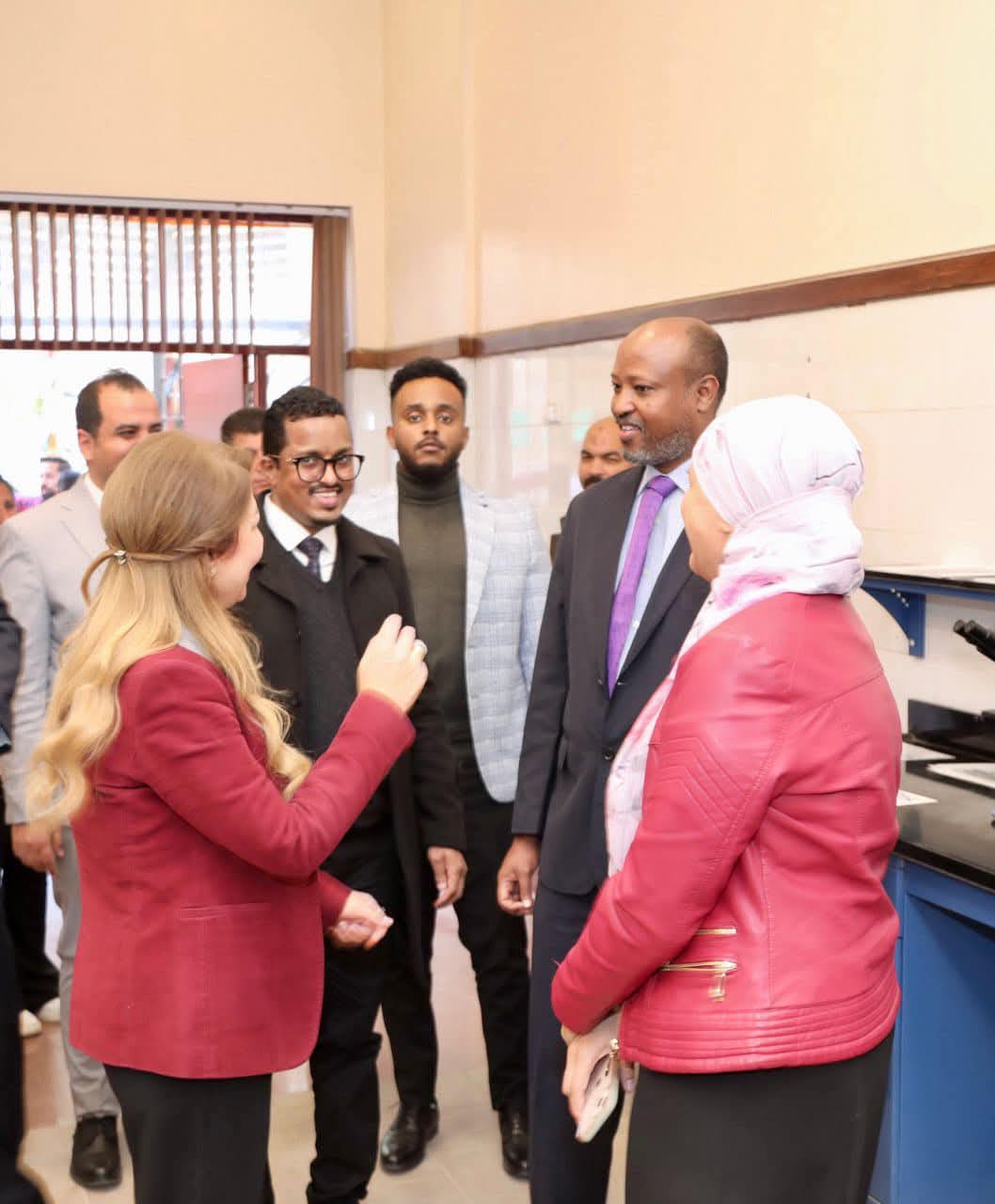 جامعة حلوان تستقبل وفد السفارة الصومالية