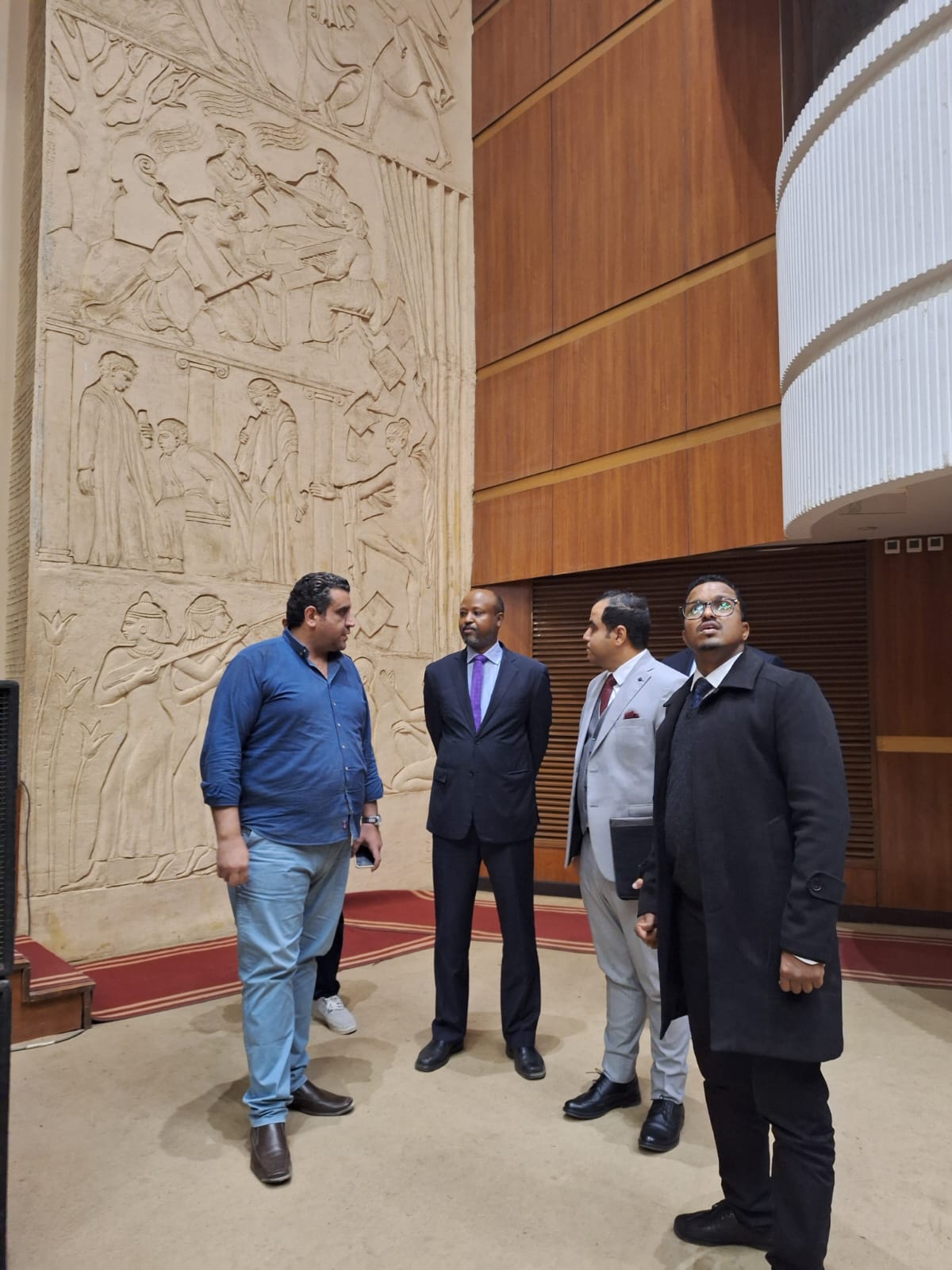 جامعة حلوان تستقبل وفد السفارة الصومالية