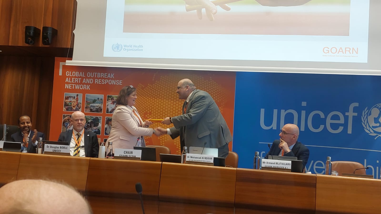 انتخاب الدكتور مهند النسور رئيسًا للجنة التوجيهية لشبكة GOARN