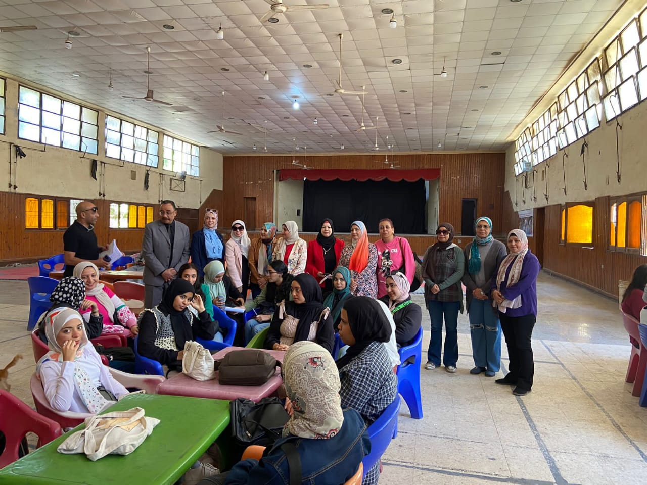 قافلة طبية وتنموية متكاملة في جامعة حلوان