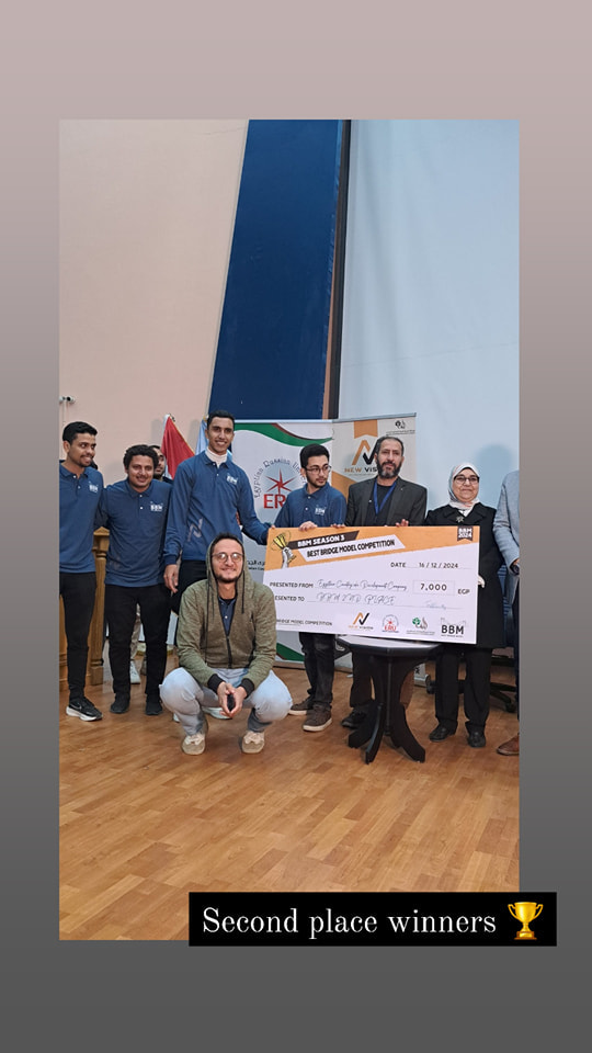 كلية الهندسة بالمطرية جامعة حلوان تفوز في مسابقة BBM بالجامعة المصرية الروسية