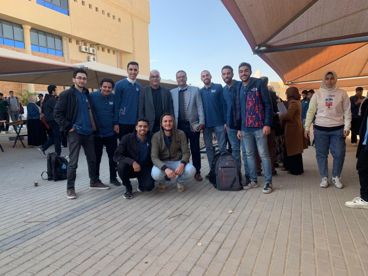 كلية الهندسة بالمطرية جامعة حلوان تفوز في مسابقة BBM بالجامعة المصرية الروسية