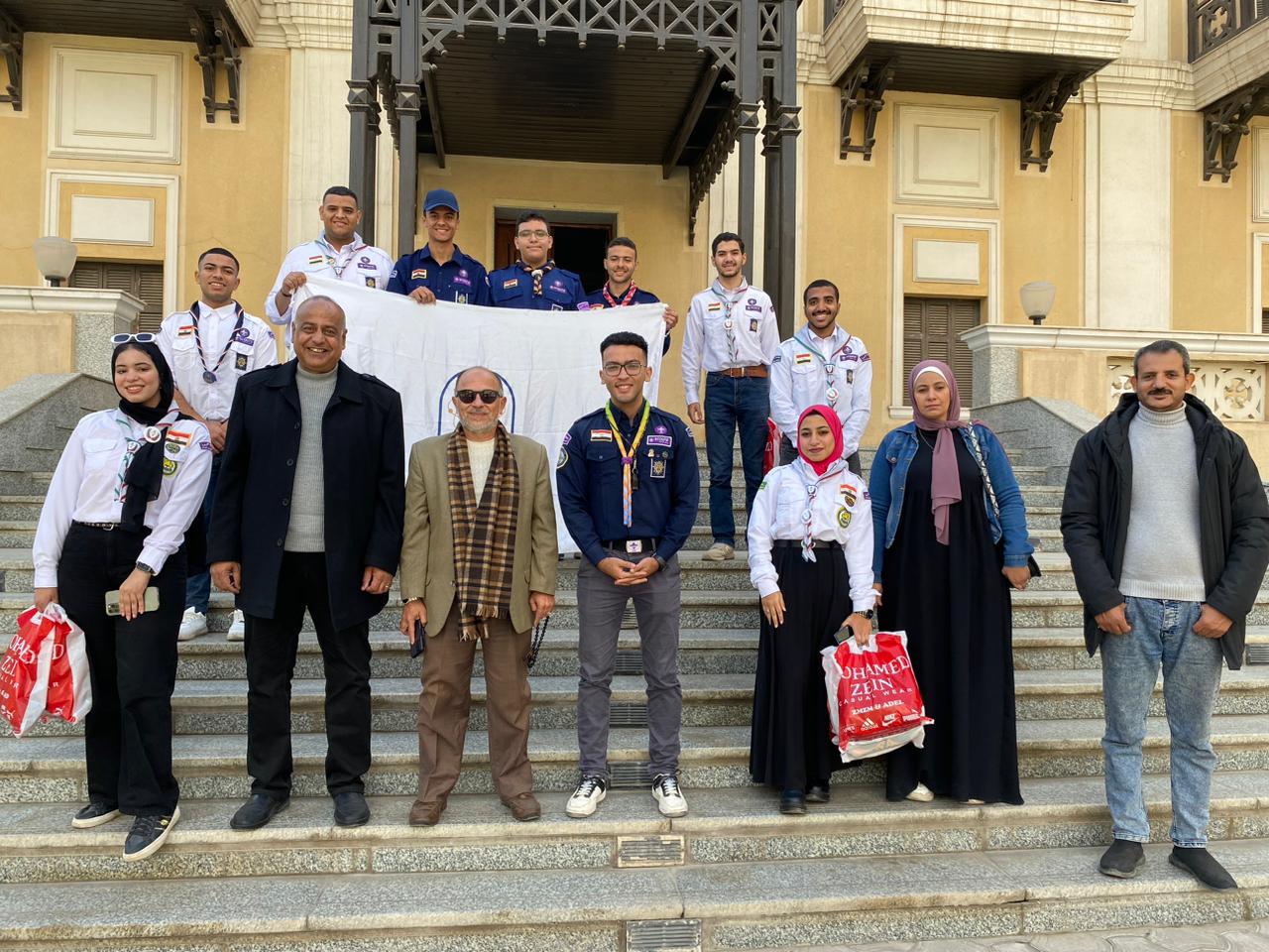 جامعة حلوان تنظم مشروع التنمية المجتمعية للجوالة