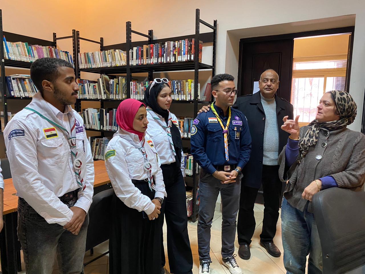 جامعة حلوان تنظم مشروع التنمية المجتمعية للجوالة