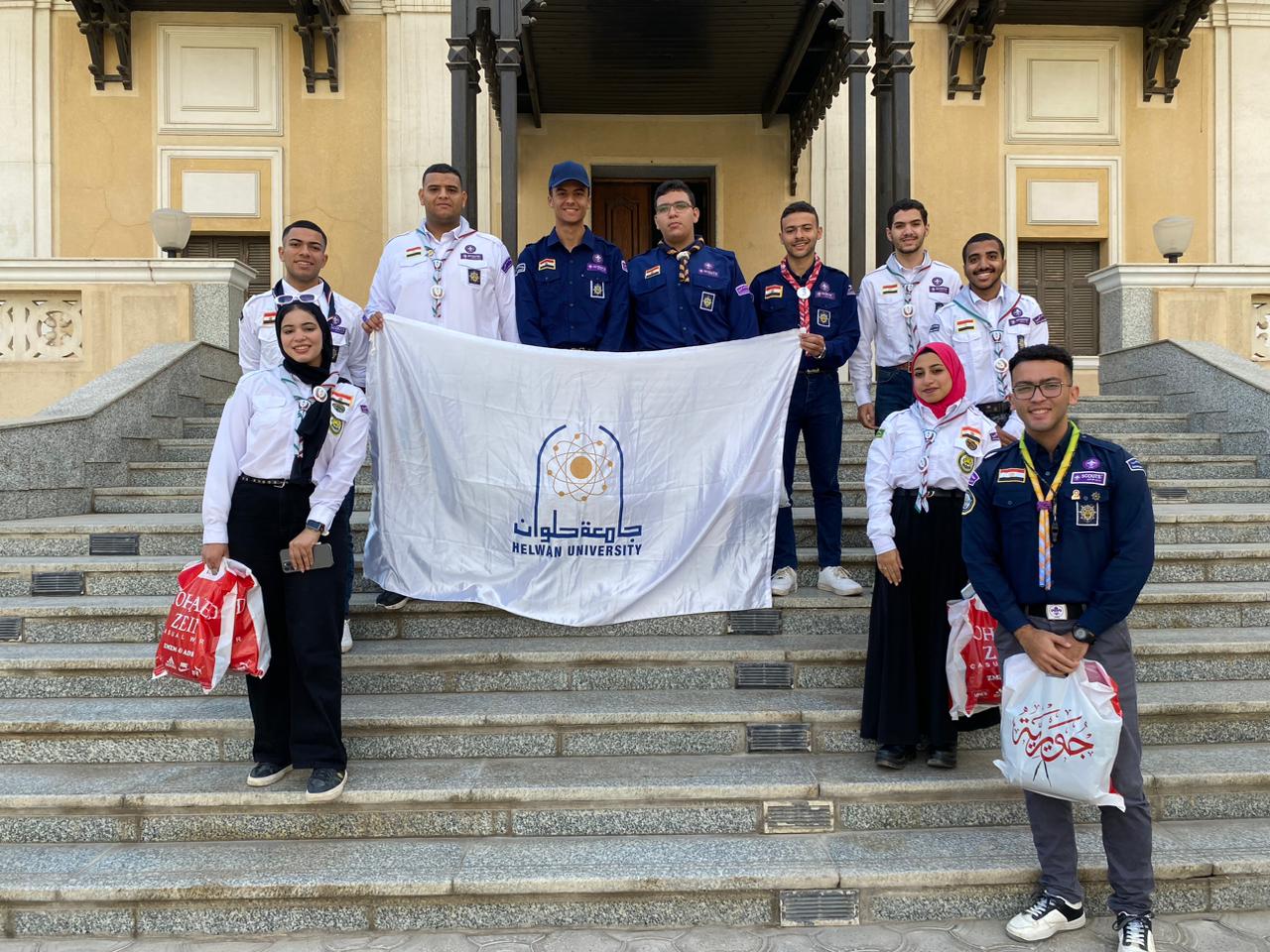 جامعة حلوان تنظم مشروع التنمية المجتمعية للجوالة