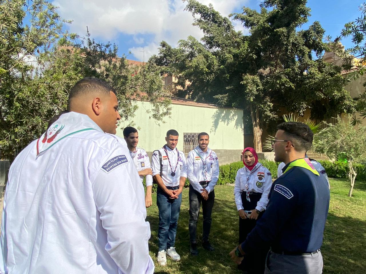 جامعة حلوان تنظم مشروع التنمية المجتمعية للجوالة