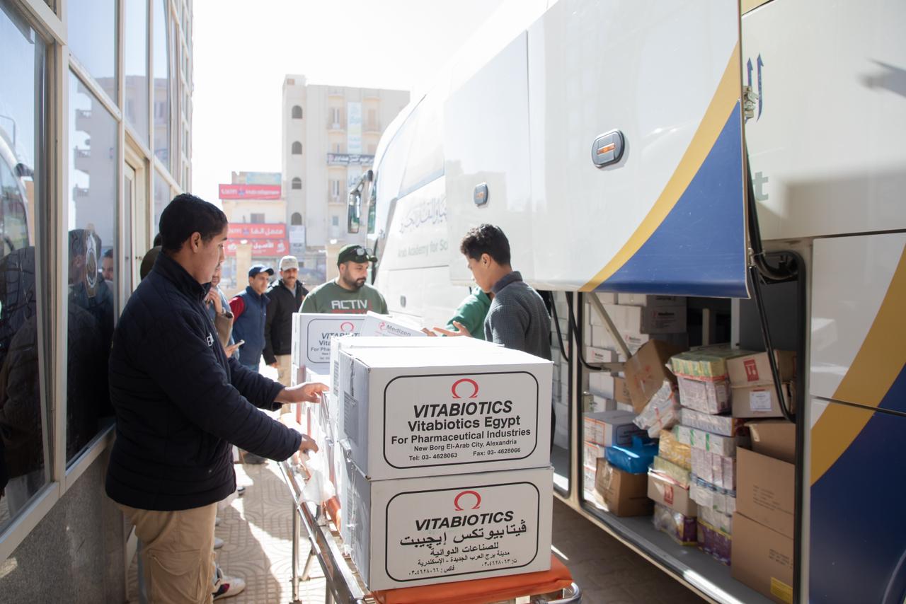 قافلة طبية متميزة لدعم مستشفى الضبعة بتنظيم الأكاديمية العربية للعلوم والتكنولوجيا