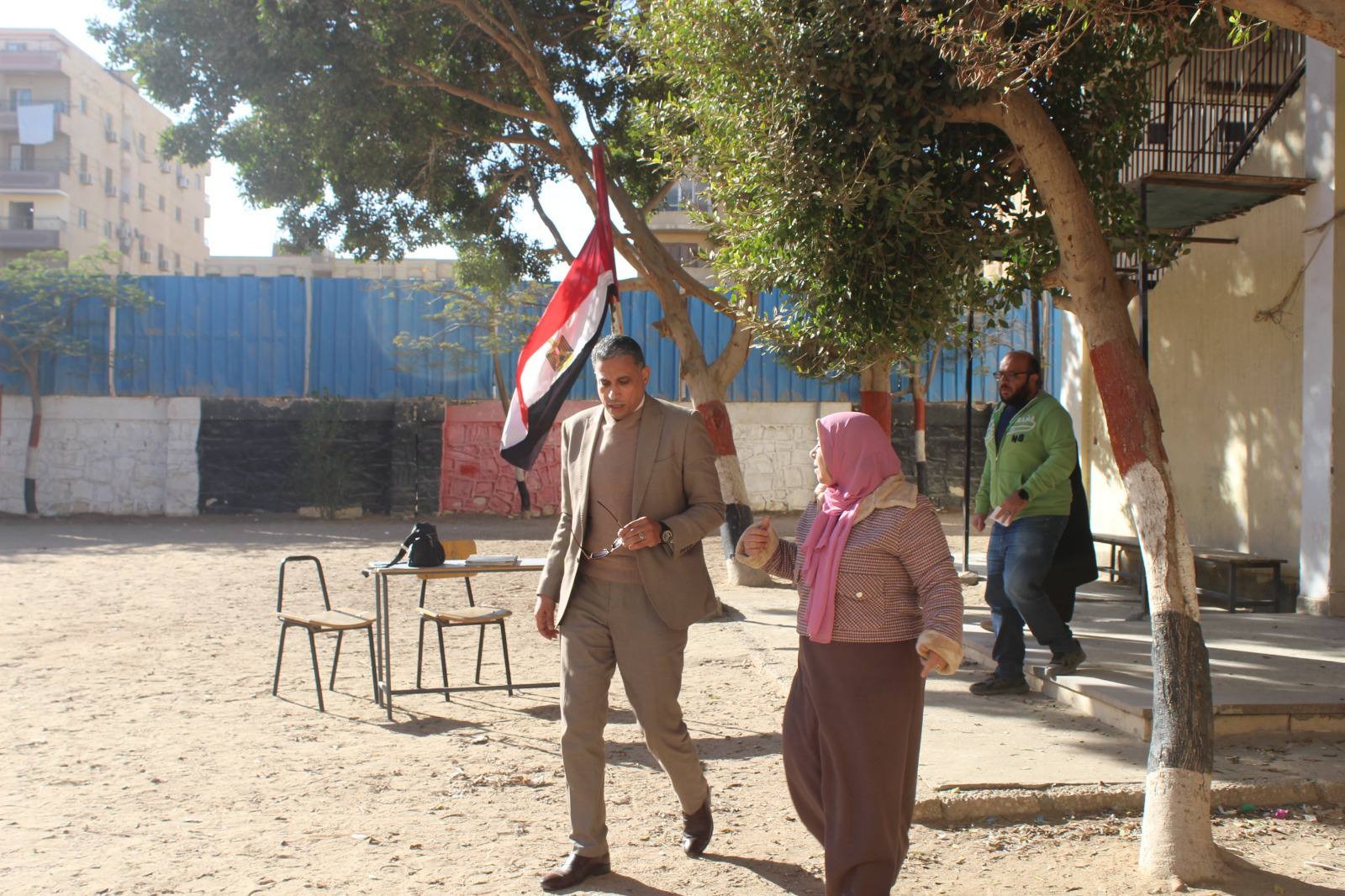 جولة تفقدية لوكيل تعليم الجيزة لضمان نزاهة العملية التعليمية وحماية المال العام