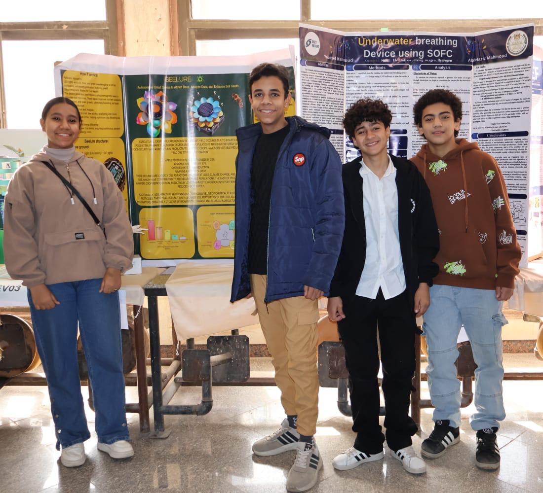 طلاب تعليم القاهرة يتألقون في المعرض المحلي للعلوم والهندسة