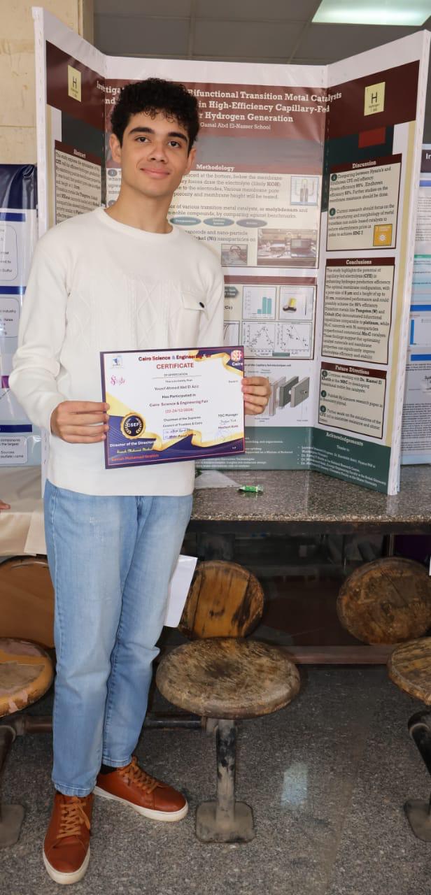 طلاب تعليم القاهرة يتألقون في المعرض المحلي للعلوم والهندسة