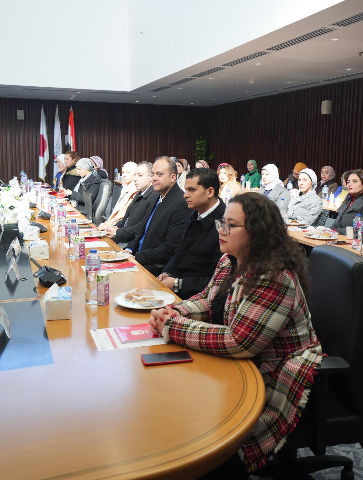 الجامعة المصرية اليابانية تستضيف وفد برنامج المرأة تقود لدعم المرأة المصرية