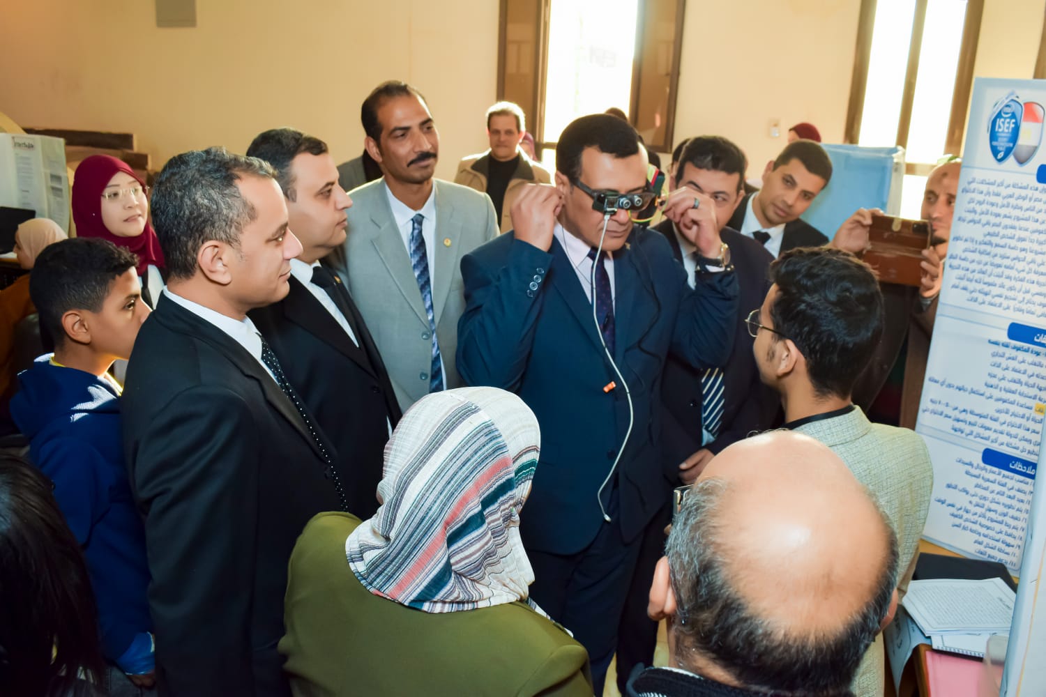وكيل تعليم سوهاج يشهد ختام فاعليات معرض العلوم والهندسة ISEF 2025