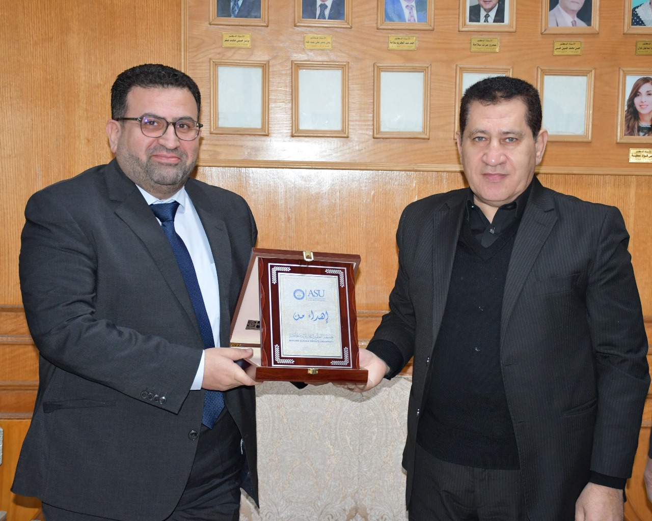 جامعة حلوان تعزز شراكتها الأكاديمية مع جامعة العلوم التطبيقية الأردنية