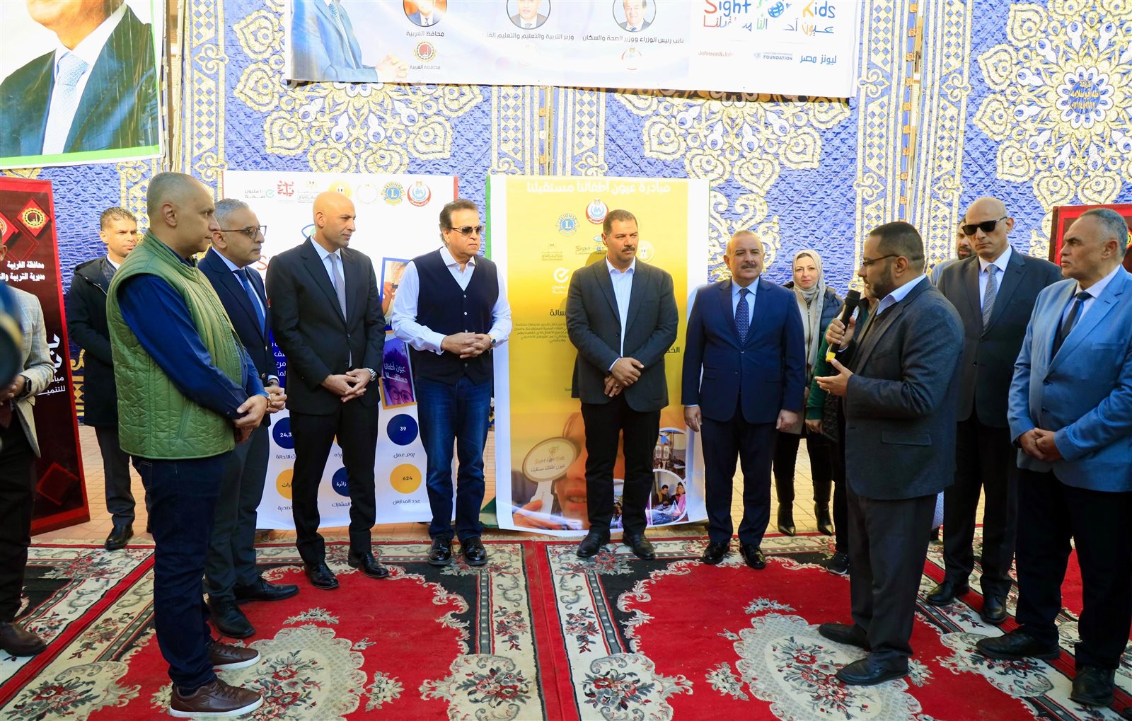 وزيرا التربية والتعليم والصحة يتفقدان مبادرة عيون أطفالنا مستقبلنا بالغربية