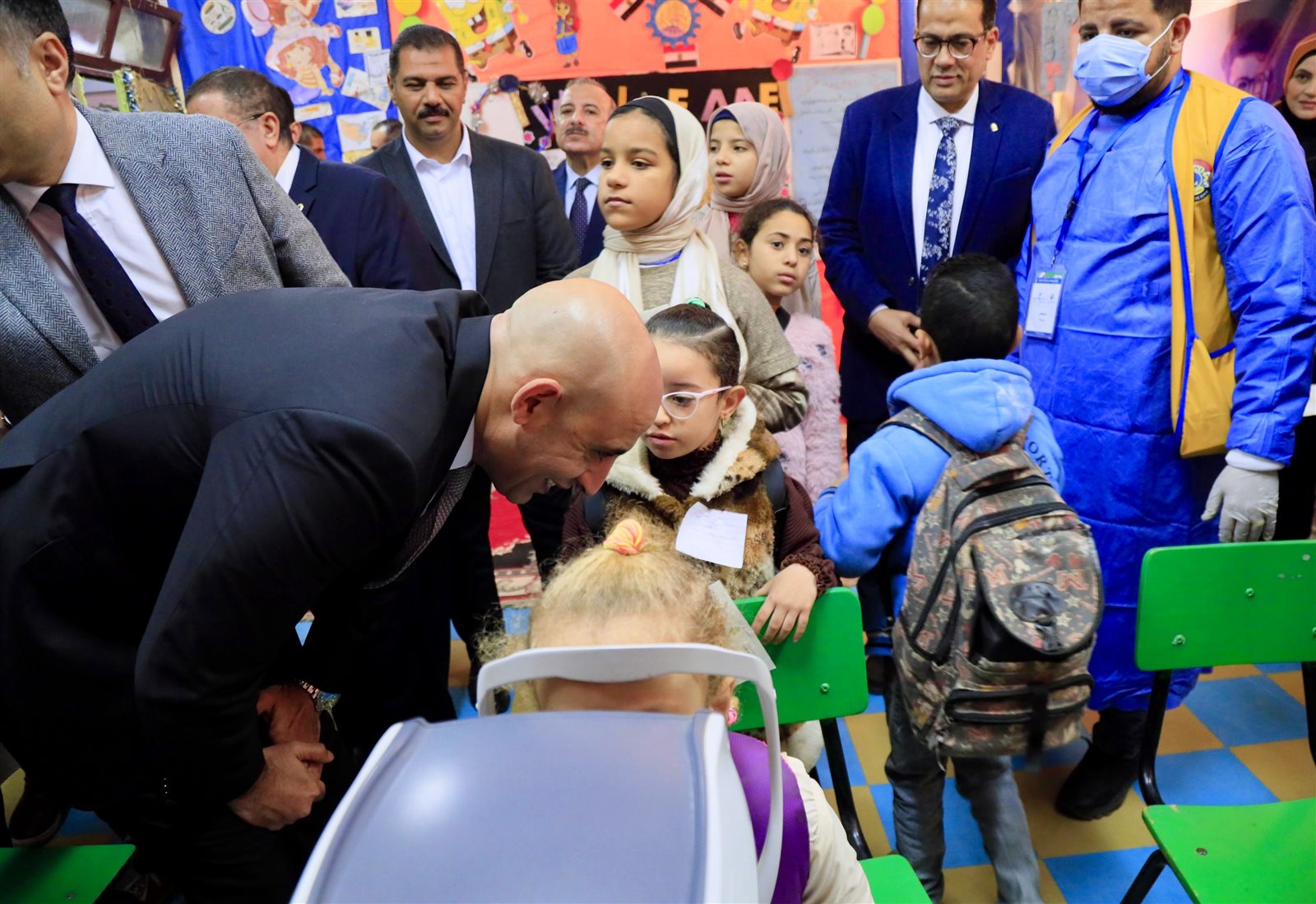وزيرا التربية والتعليم والصحة يتفقدان مبادرة عيون أطفالنا مستقبلنا بالغربية