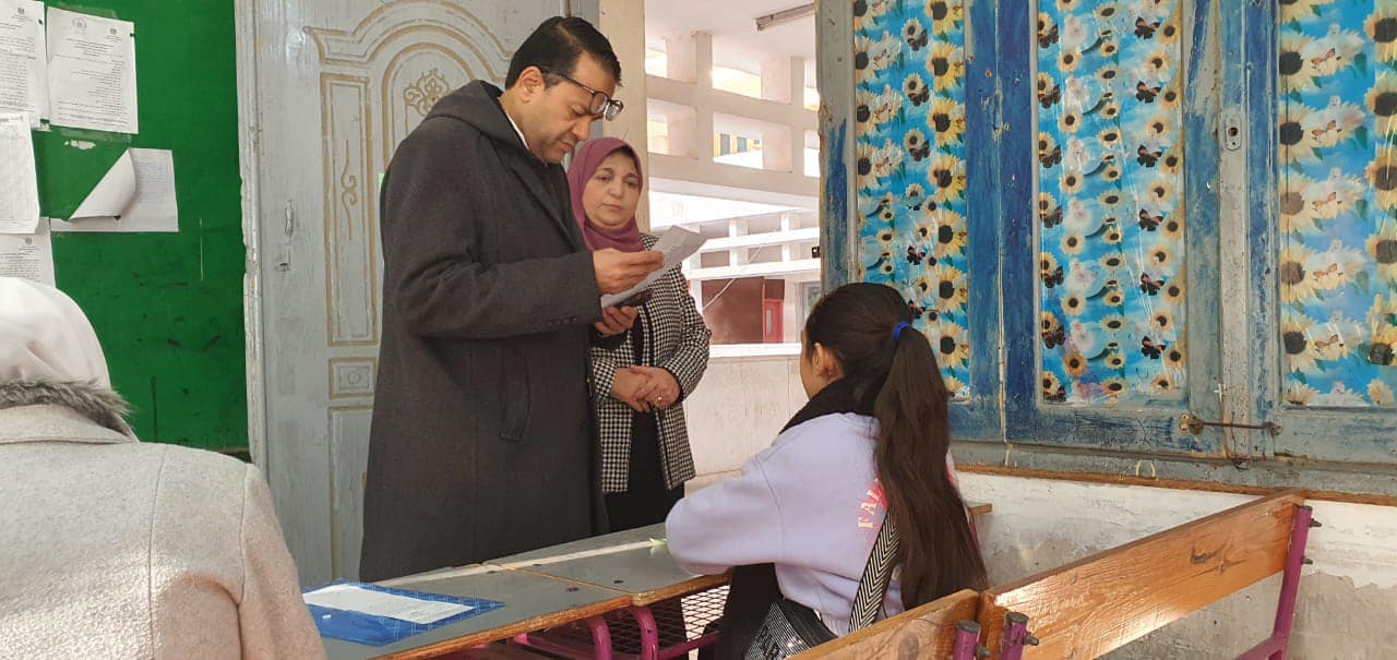 مدير تعليم الغربية يتابع انطلاق امتحانات الفصل الدراسي الأول وسط إجراءات مشددة