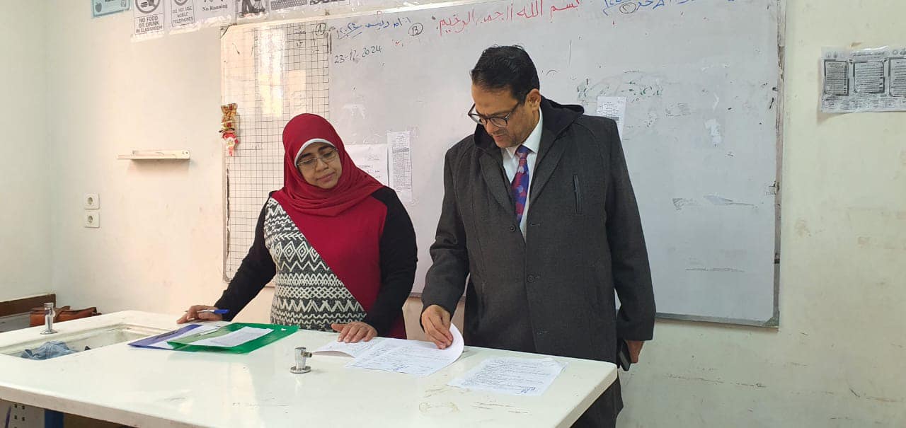 مدير تعليم الغربية يتابع انطلاق امتحانات الفصل الدراسي الأول وسط إجراءات مشددة