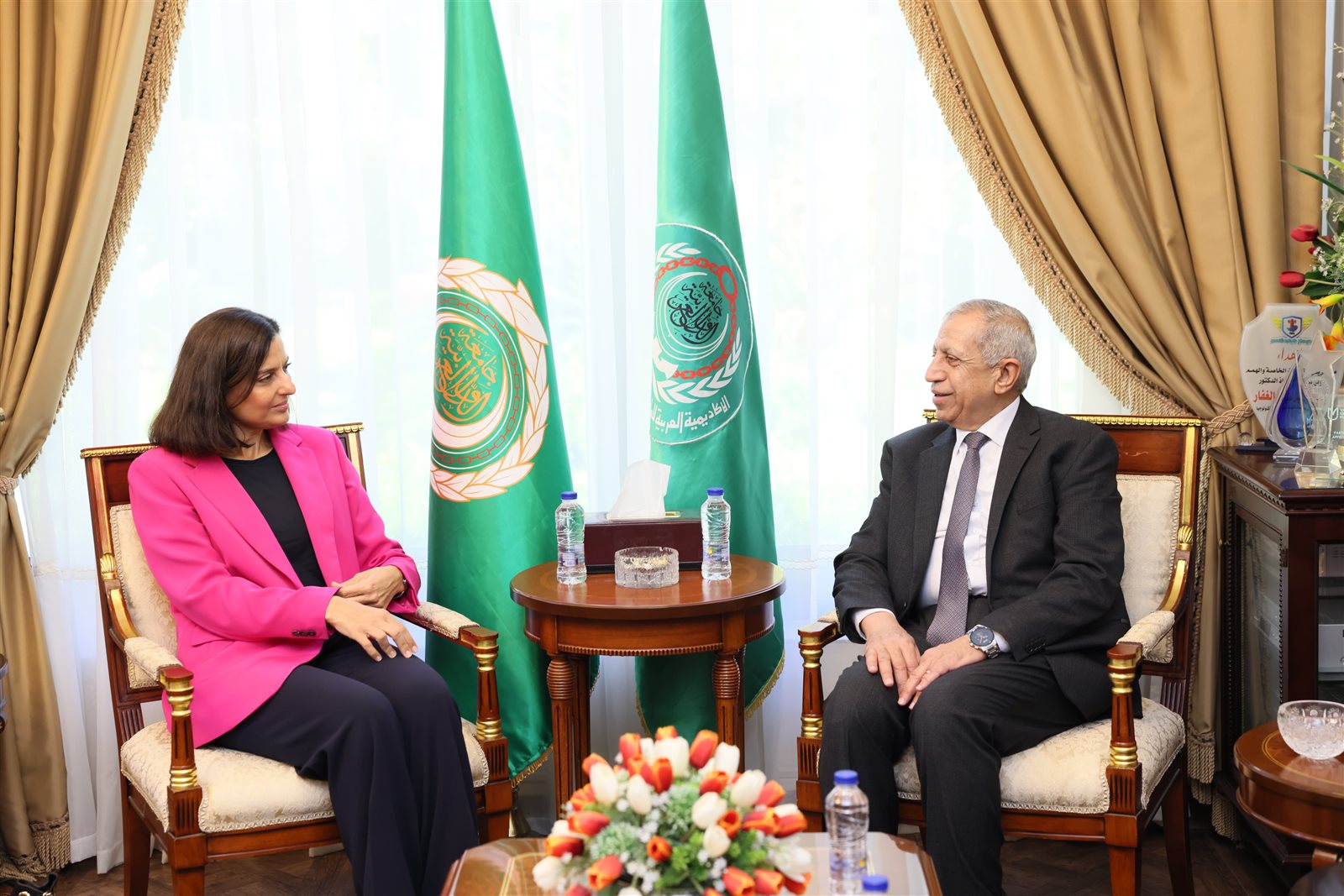 رئيس الأكاديمية العربية للعلوم والتكنولوجيا يستقبل قنصل لبنان لبحث التعاون المشترك