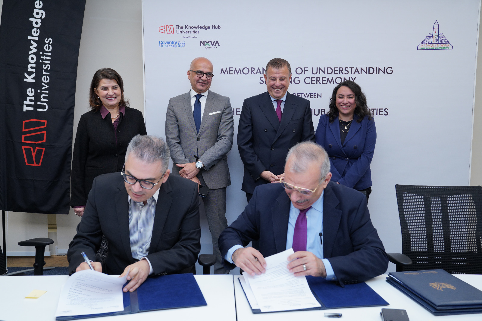 تعاون مثمر بين جامعة عين شمس ومؤسسة جامعات المعرفة الدولية