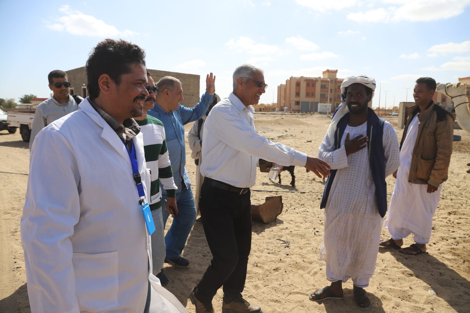 قافلة جامعة جنوب الوادي الشاملة تصل إلى حلايب وشلاتين وأبو رماد